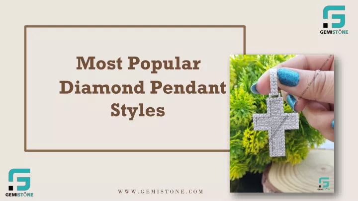 most popular diamond pendant styles