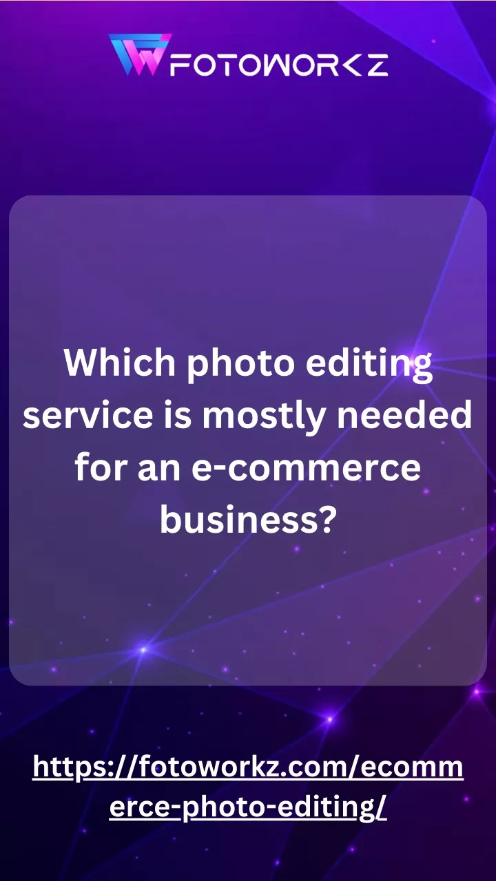 which photo editing service is mostly needed