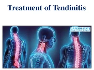 Treatment of Tendinitis