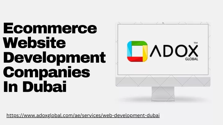 ecommerce website development companies in dubai