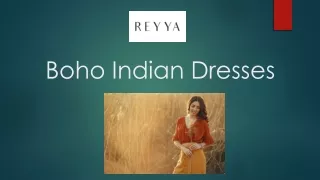 Boho Indian Dresses