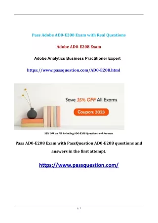 pass adobe ad0 e208 exam with real questions