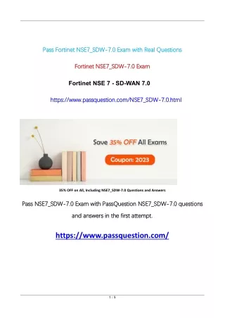 pass pass fortinet fortinet nse7 sdw 7 0 nse7