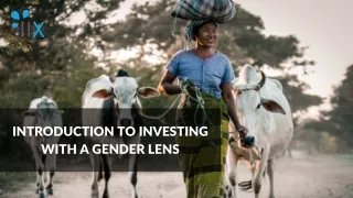 IIX Impact Institute Course Introduction to Investing with a Gender Lens