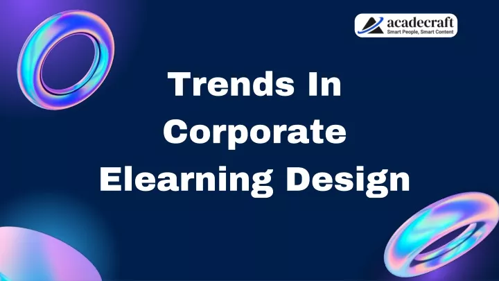 trends in corporate elearning design