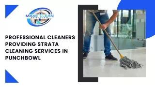 Professional Cleaners Providing Strata Cleaning Services in Punchbowl