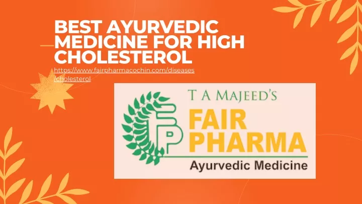 best ayurvedic medicine for high cholesterol