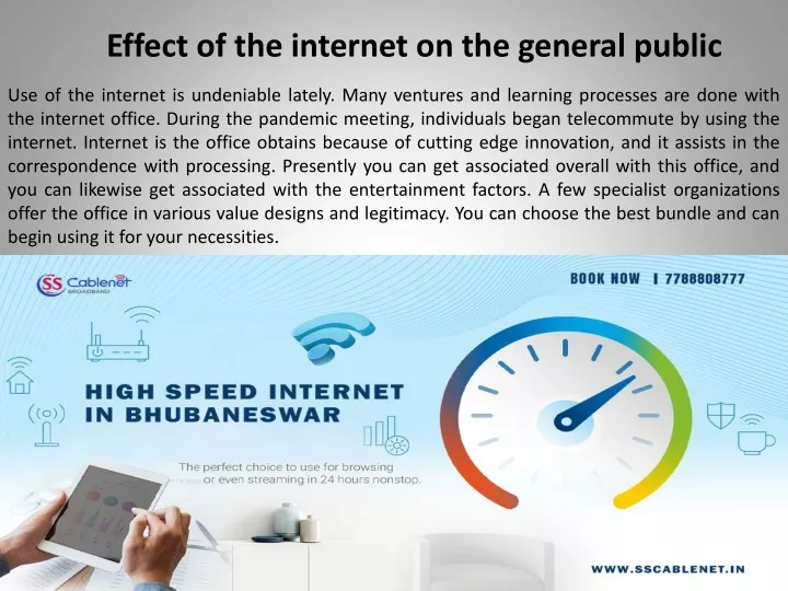 effect of the internet on the general public