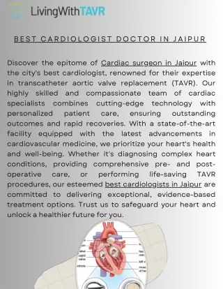 Best cardiologist doctor in Jaipur