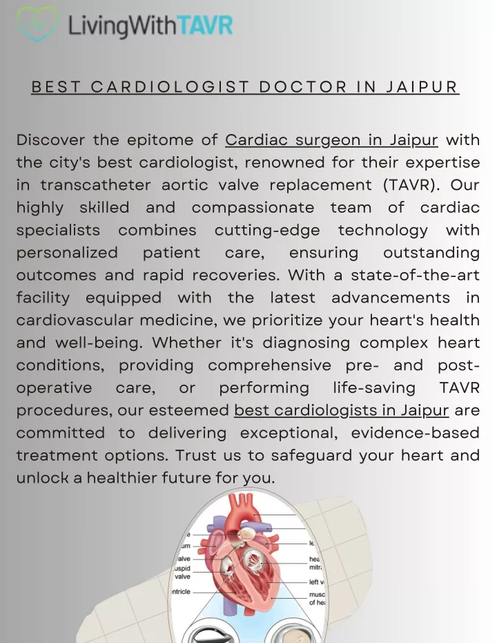 best cardiologist doctor in jaipur