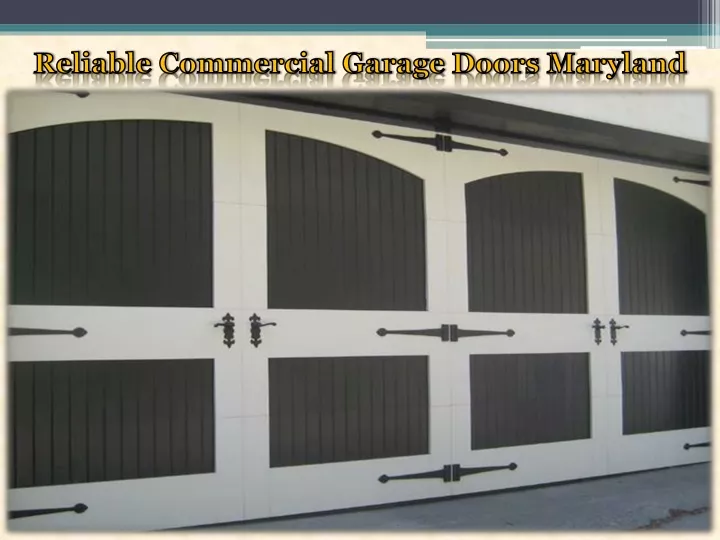 reliable commercial garage doors maryland
