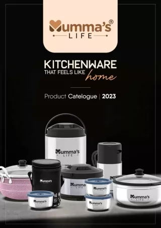 Mumma's Life Catelouge 2023 - Stainless Steel kitchenware