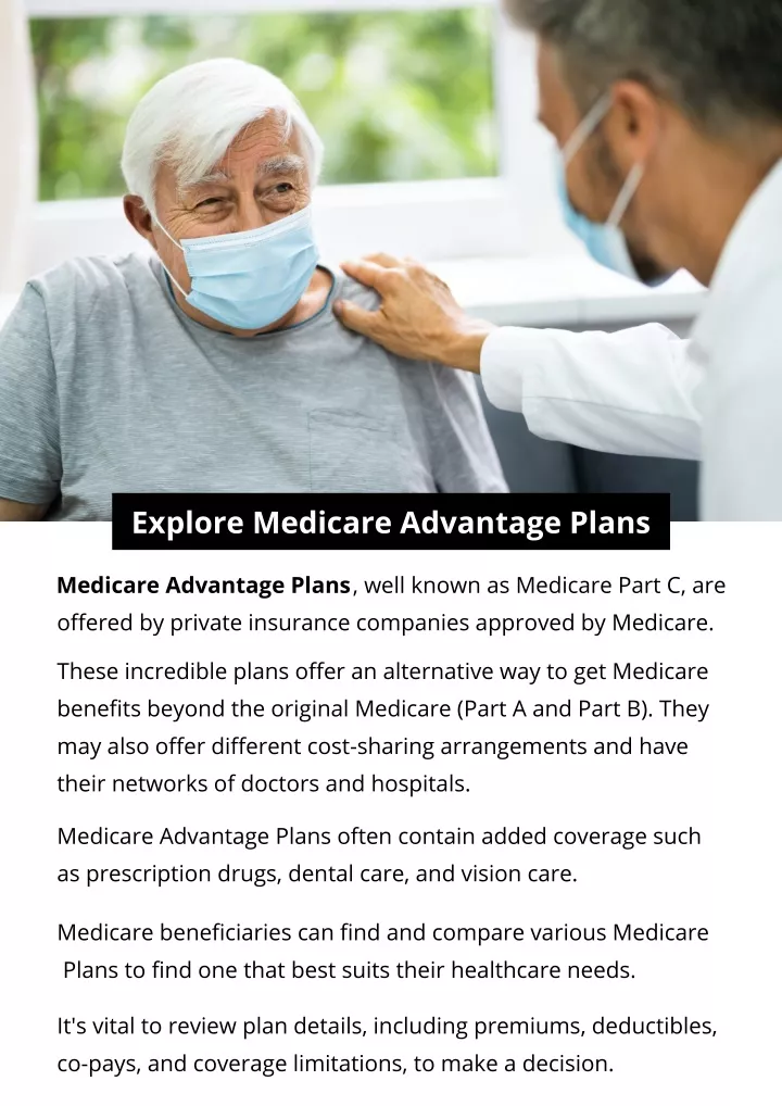 explore medicare advantage plans