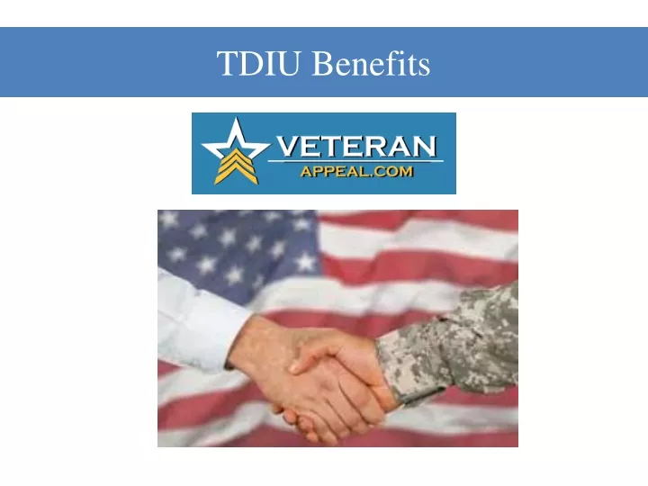 tdiu benefits