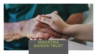 Mahatma Gandhi trust | help | donation| Charity trust