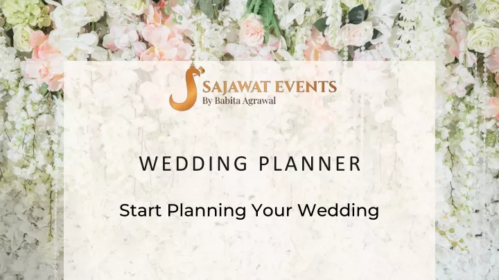 wedding planner