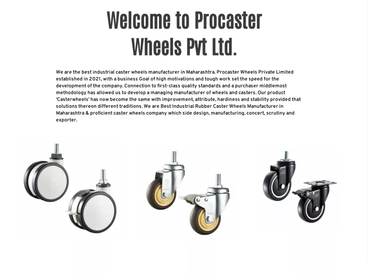 welcome to procaster wheels pvt ltd