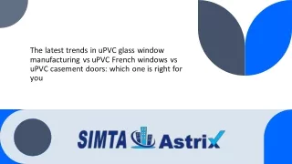 upvc glass window manufacturers