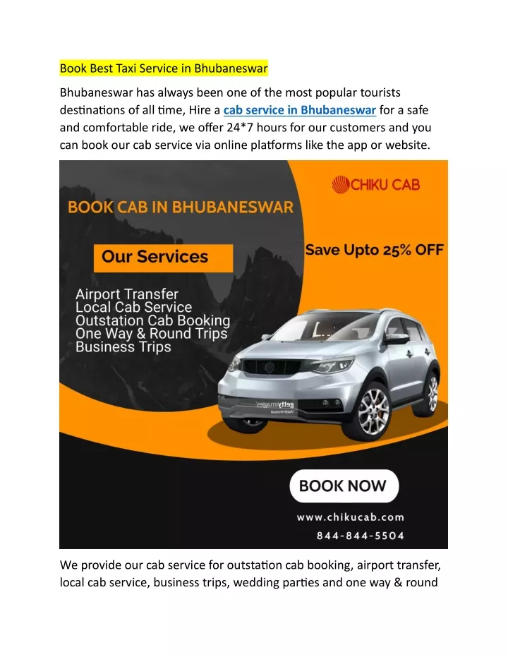 book best taxi service in bhubaneswar