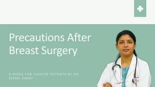 precautions after breast surgery