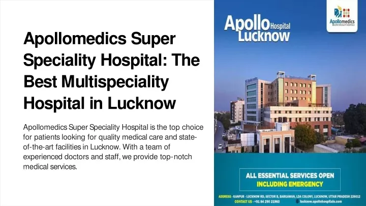 apollomedics super speciality hospital the best