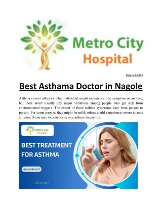 Best Asthma Doctor in Nagole