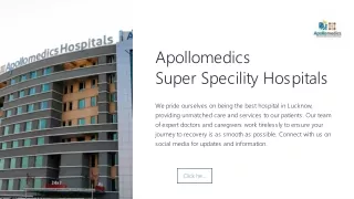 Best Hospital in Lucknow - Apollomedics Super Speciality Hospitals