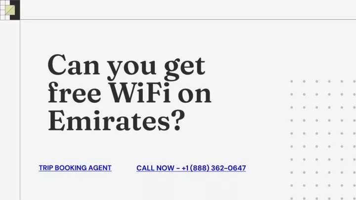 can you get free wifi on emirates
