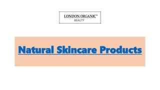 Natural Skincare Products