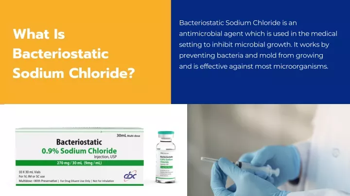 bacteriostatic sodium chloride