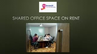 Shared Office Space on Rent