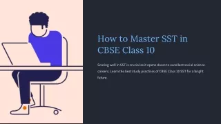 How to Master CBSE Class 10 SST Syllabus