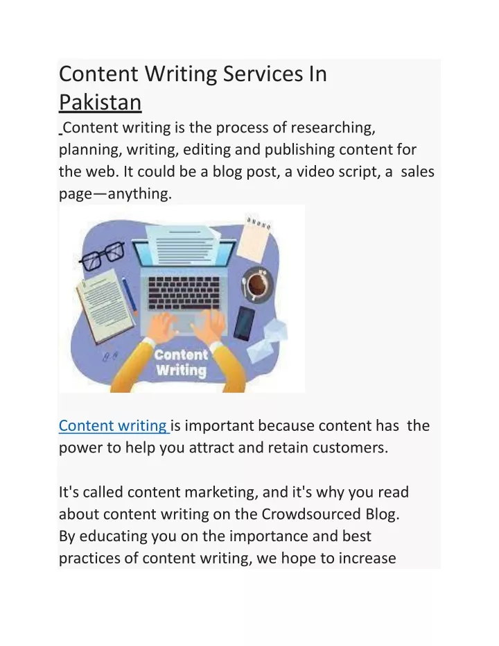 content writing services in pakistan