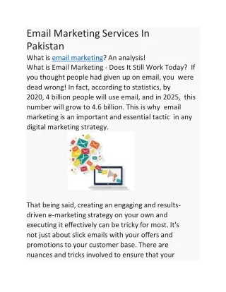 Email Marketing Services In Pakistan (1)