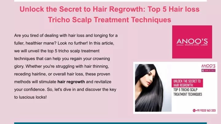 unlock the secret to hair regrowth top 5 hair