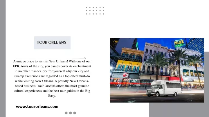 a unique place to visit is new orleans with