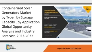 Global Containerized Solar Generators Market PPT