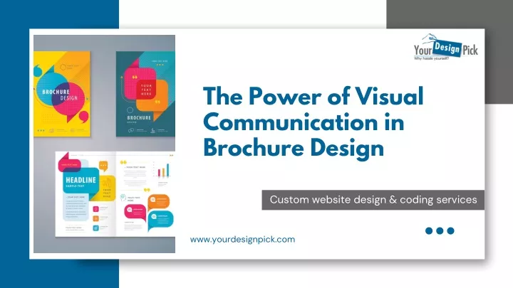 the power of visual communication in brochure