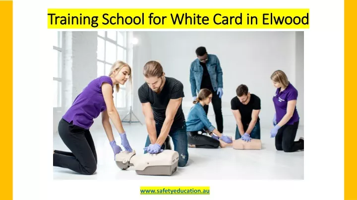 training school for white card in elwood