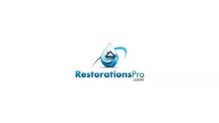 Welcome To Restorations Pro Services