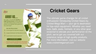 _Cricket Gears