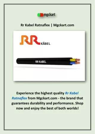 rr kabel ratnaflex mgckart com