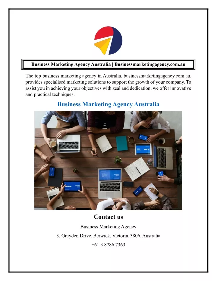 business marketing agency australia