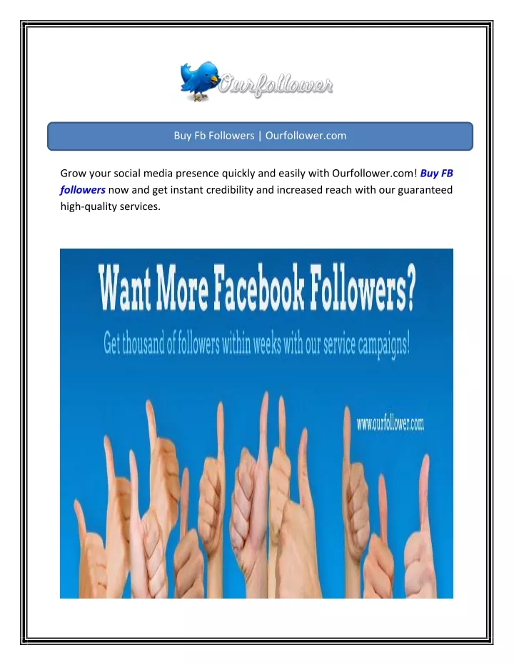 buy fb followers ourfollower com