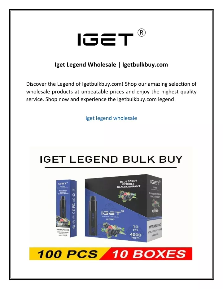 iget legend wholesale igetbulkbuy com