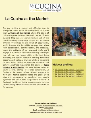 La Cucina at the Market