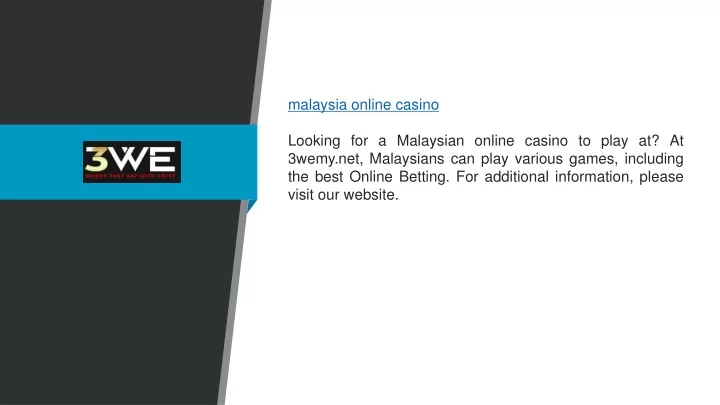 malaysia online casino looking for a malaysian