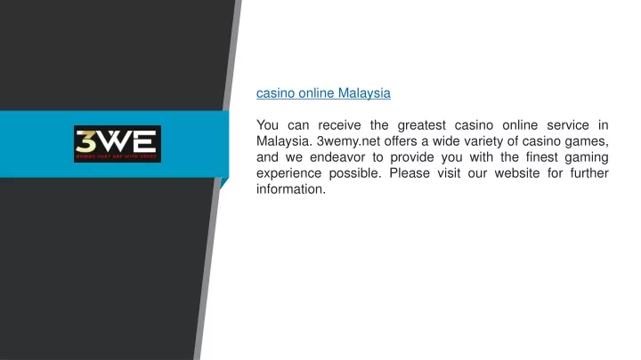 casino online malaysia you can receive