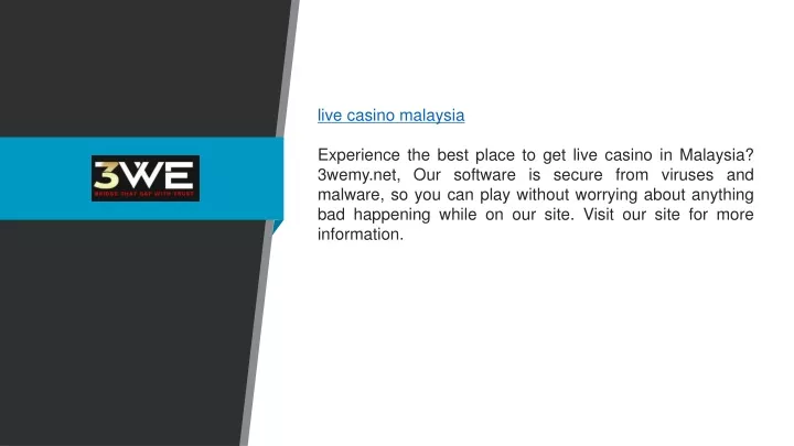 live casino malaysia experience the best place