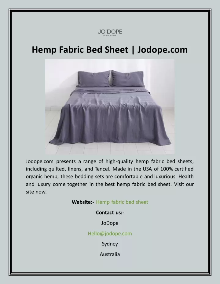 hemp fabric bed sheet jodope com